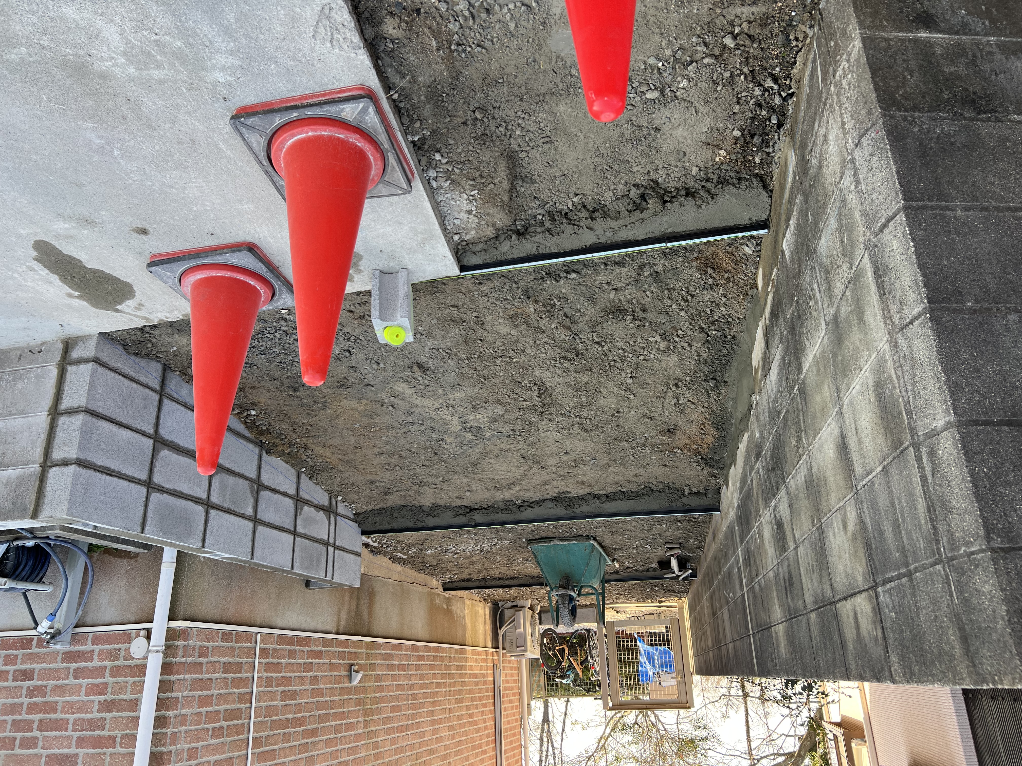 ���ԏ�ݒu�H���J�n